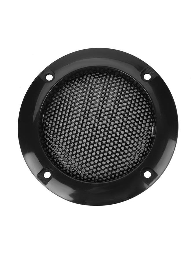 Thoraya 2 Inch Speaker Decorative Steel Mesh Circle Car Speaker Protective Mesh Cover (Black)  - Image 4