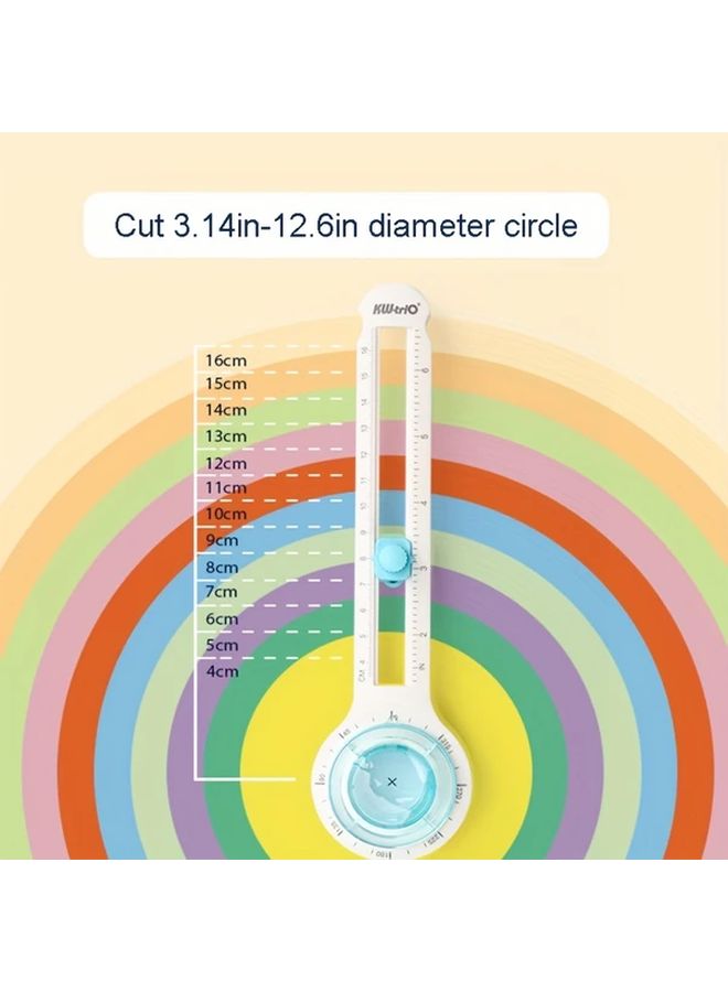 White 360 Degree Manual Rotating Circle Cutter 3 14 To 12 6 Inch Diameter Range - Image 5