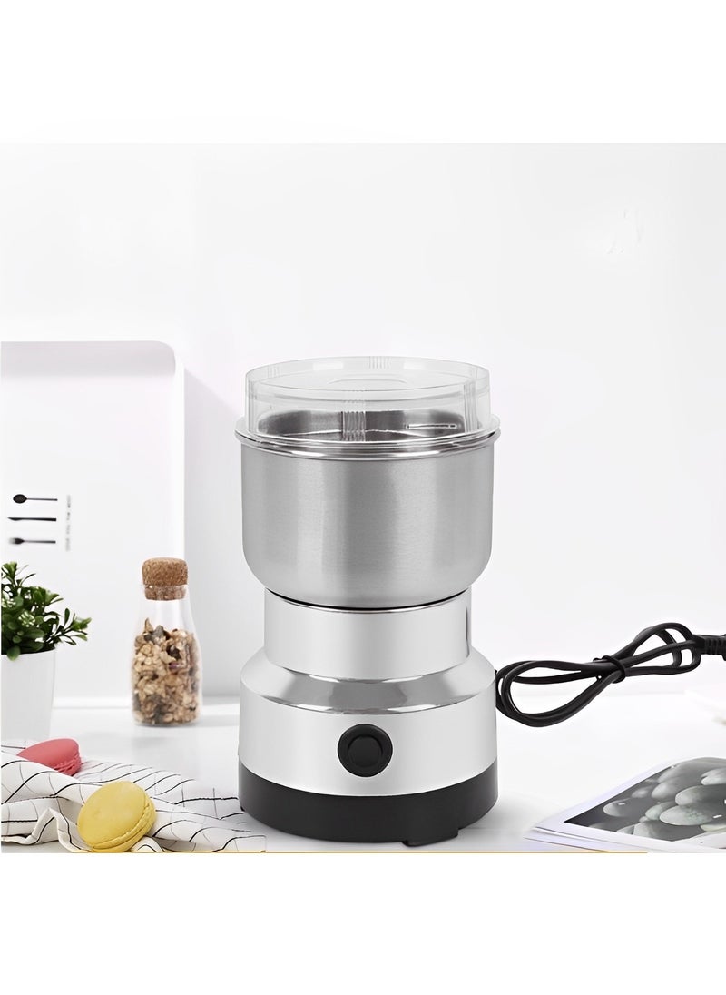 REOCLE Electric Coffee Grinder and Spice Grinder with 4 Stainless Steel Blades Removable Bowls  - Image 2