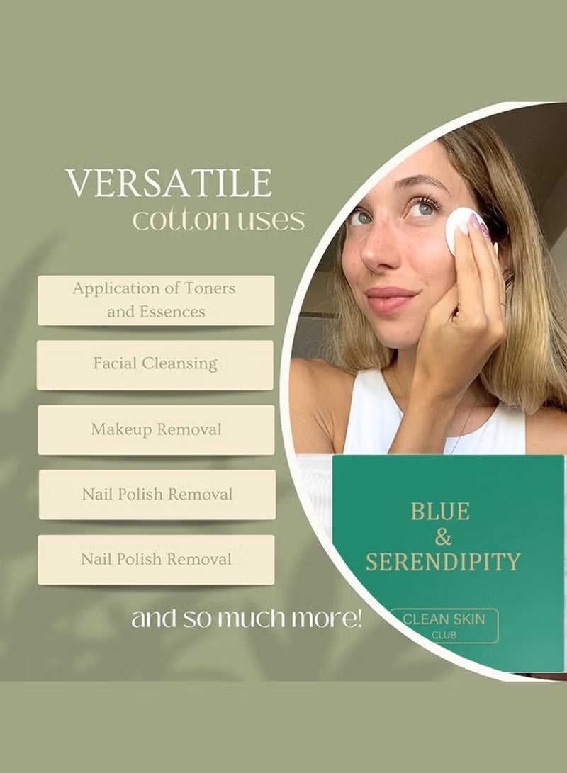 3 عبوات من قطن مزيل مكياج، قطن مكياج مزيل للملوثات، قطن وجه عالي الجودة، مناسب للوجه والشفتين والعينين، قطن عالي الجودة، مضاد للحساسية، بدون ألياف، قطن تنظيف متعدد الطبقات، قطن مكياج ناعم جداً، قطن للوجه (أبيض) - Image 5