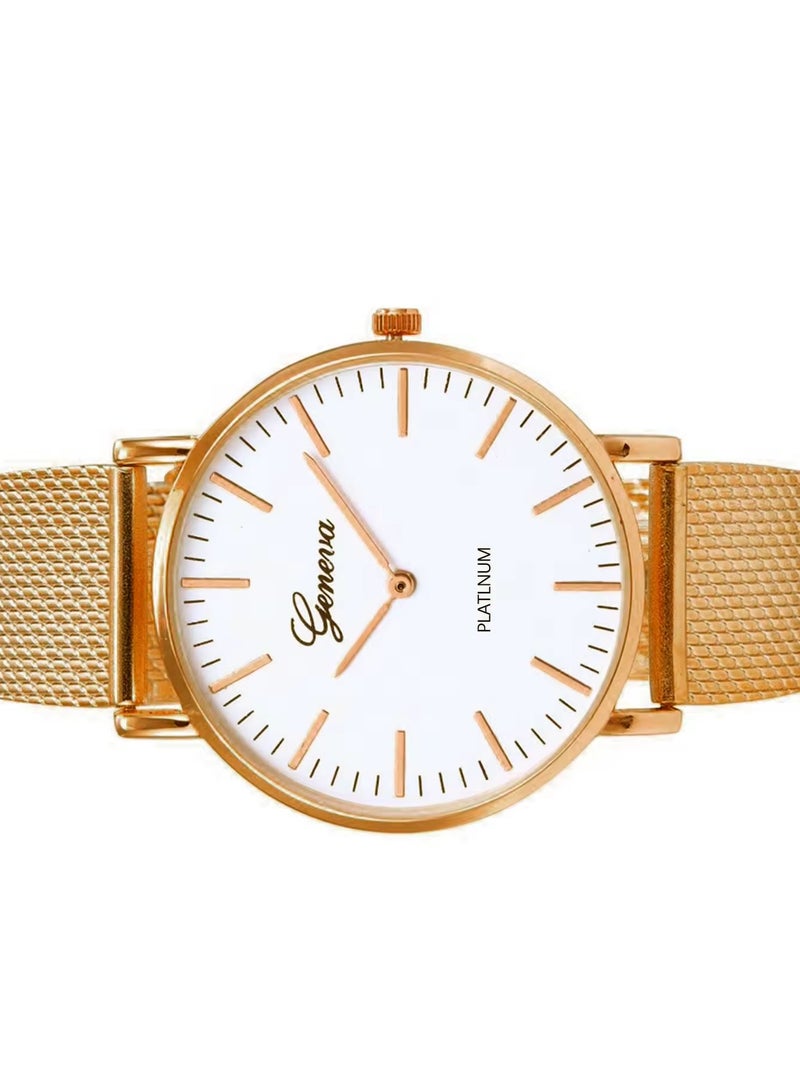 جنيفا ساعة يد نسائية انيقة بتصميم عصري - Image 4