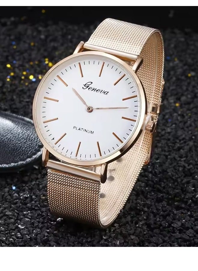 جنيفا ساعة يد نسائية انيقة بتصميم عصري - Image 3