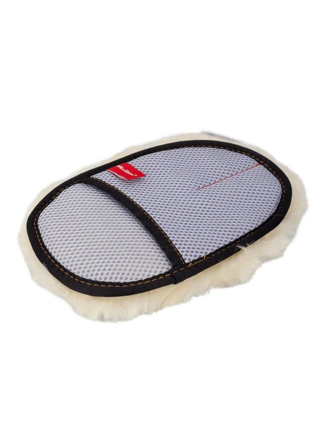 MaxShine Premium Sheepskin Wool Mitt, Real Lambs Wool Car Wash Glove Car Cleaning Ultra Soft Lambskin Wash Pad - Image 2