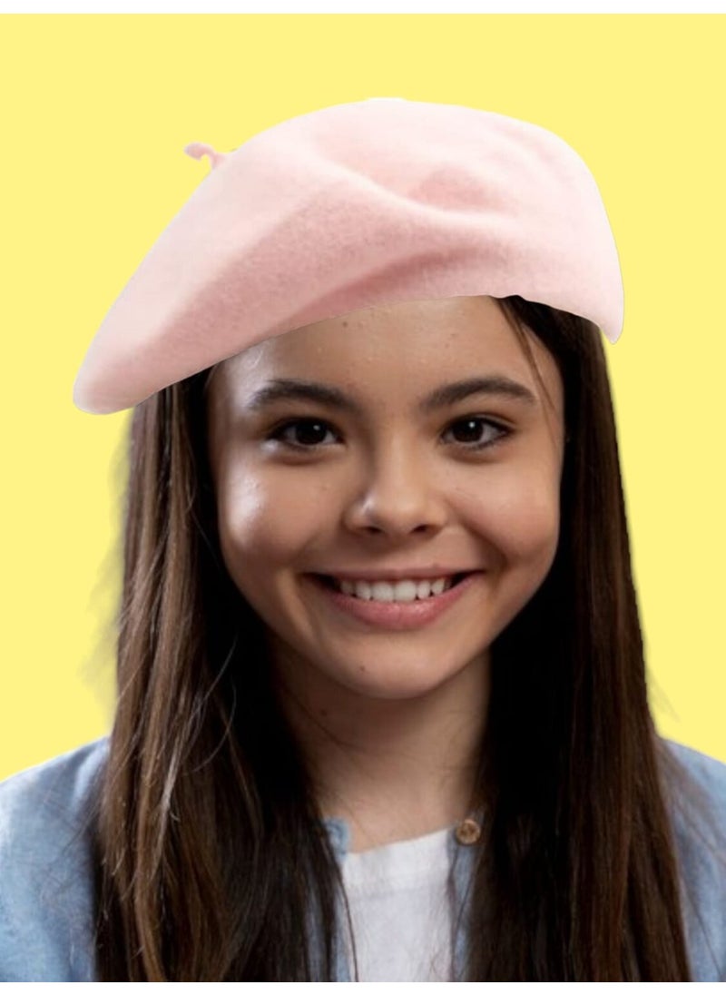 Trenderrs Children's French Painter Felt Beret  - Image 1