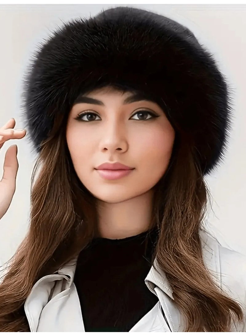 Women’s Winter Hat – A luxurious hat made from soft faux fur, easy to pair with scarves, gloves, and winter coats.