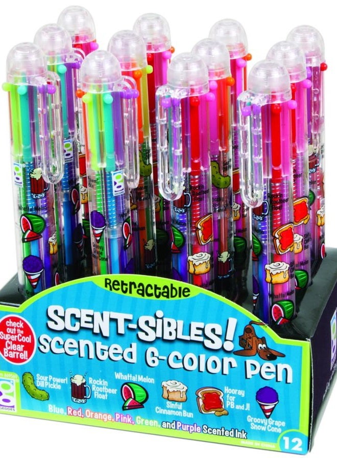Geddes Raymond Scent-Sibles 6-Color Multicolor Pen Set With Scented Ink (Pack of 12) - Image 2