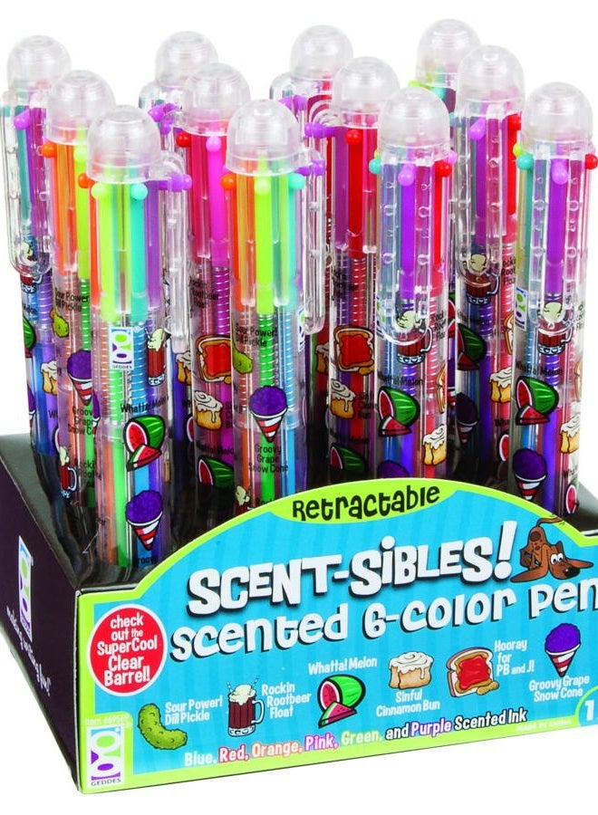 Geddes Raymond Scent-Sibles 6-Color Multicolor Pen Set With Scented Ink (Pack of 12) - Image 3