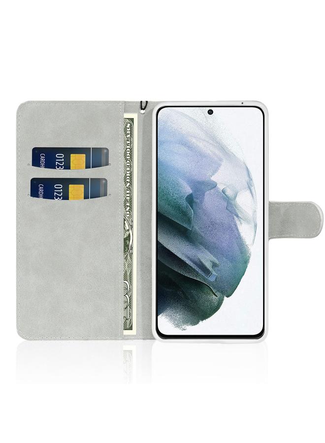 اس-توب جراب لهاتف Samsung Galaxy S23 5G جراب هاتف من الجلد اللامع باللون البودرة - Image 4