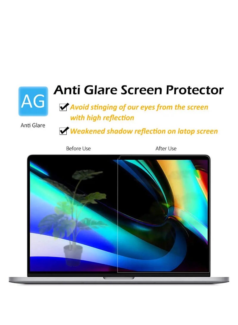 Anti Glare Matte Screen Protector for 2024--2021 MacBook Pro 14" with M4/M3/M2/M1 Chip(A3112/A3185/A3401/A2918/A2992/A2442/A2779), Anti-Reflection Accessories 5H Hardness Protector for MacBook Pro 14.2 Inch (Matte Clear)  - Image 4