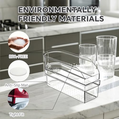 Flybok Hand Mixer Storage Case for KitchenAid KHM5/KHM6/KHM7/KHM9 Series Ultra Power Speed Hand Mixers, Double layer Crylic Transparent Storage Box (Hand Mixer Not Included) (Storage Case) - Image 5
