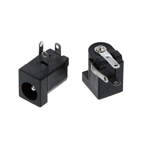 CentIoT - DC Power Supply Jack Socket Female Connector with Round Panel Chasis Mount 12V 3A (2.1 x 5.5mm PCB Mount) - Image 3