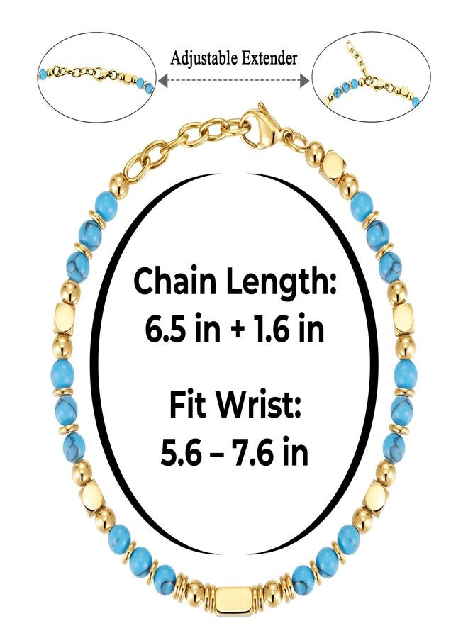 SIUMAL Boho Bracelets,Bracelets for Women Trendy of Christmas Gifts,Gold Bracelets for Women & Silver Bracelets for Women the Best Womens Birthday gifts Size 7 Inches+1 Inch Adjustable - Image 3