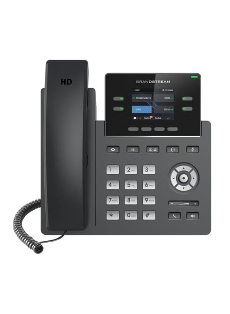 Grandstream GRP2612W Wi-Fi IP Phone – 2 Lines, HD Audio, PoE - Image 2