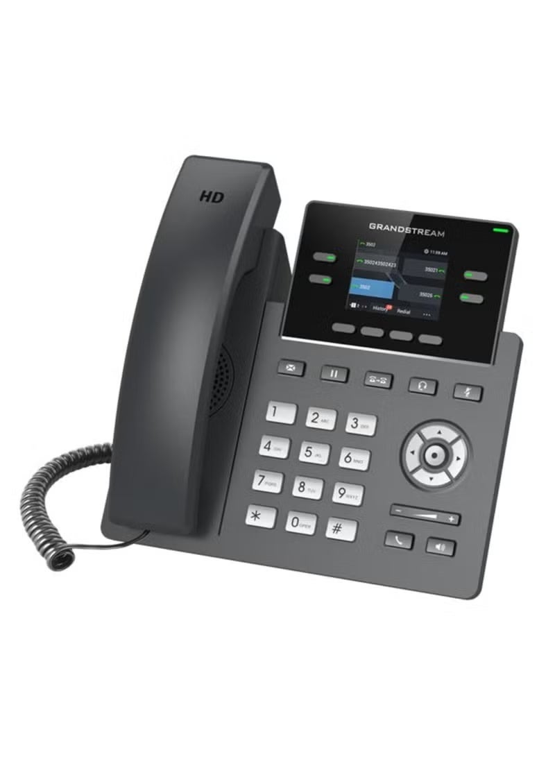 Grandstream GRP2612W Wi-Fi IP Phone – 2 Lines, HD Audio, PoE - Image 4