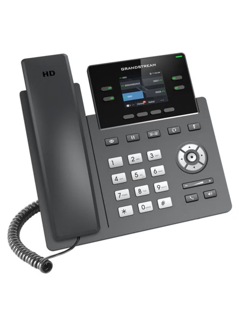 Grandstream GRP2612W Wi-Fi IP Phone – 2 Lines, HD Audio, PoE - Image 3