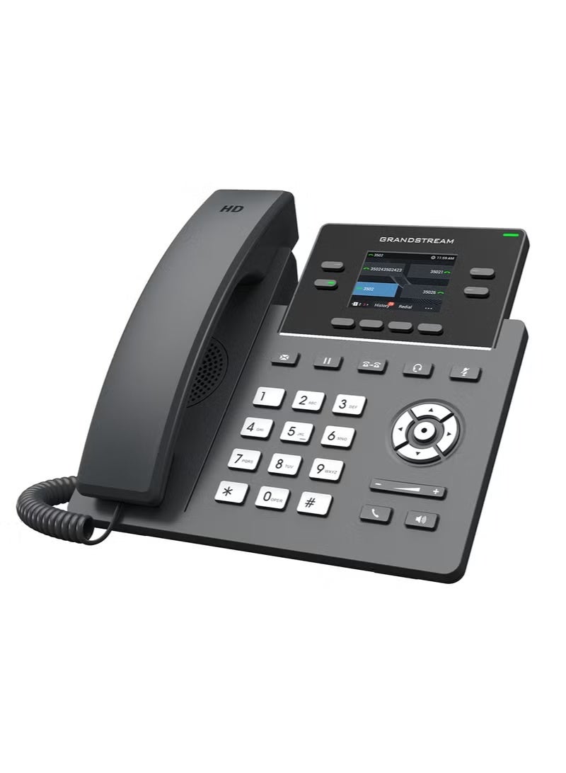 Grandstream GRP2612W Wi-Fi IP Phone – 2 Lines, HD Audio, PoE - Image 1