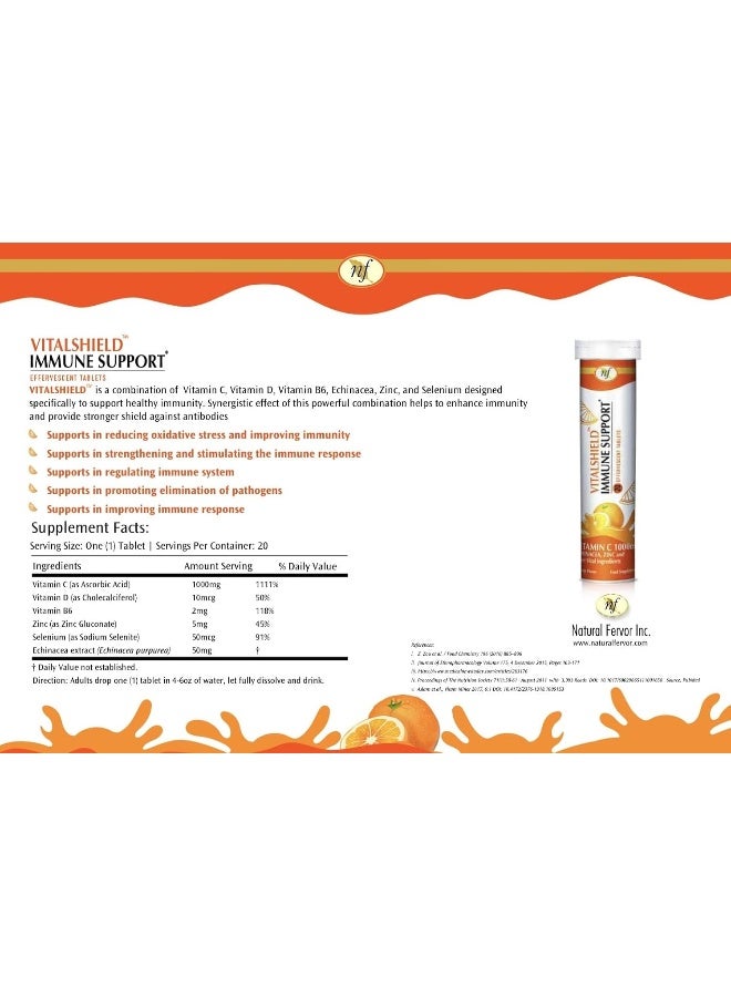 NATURAL FERVOR Vital Shield Immune Support (Orange) - Image 3