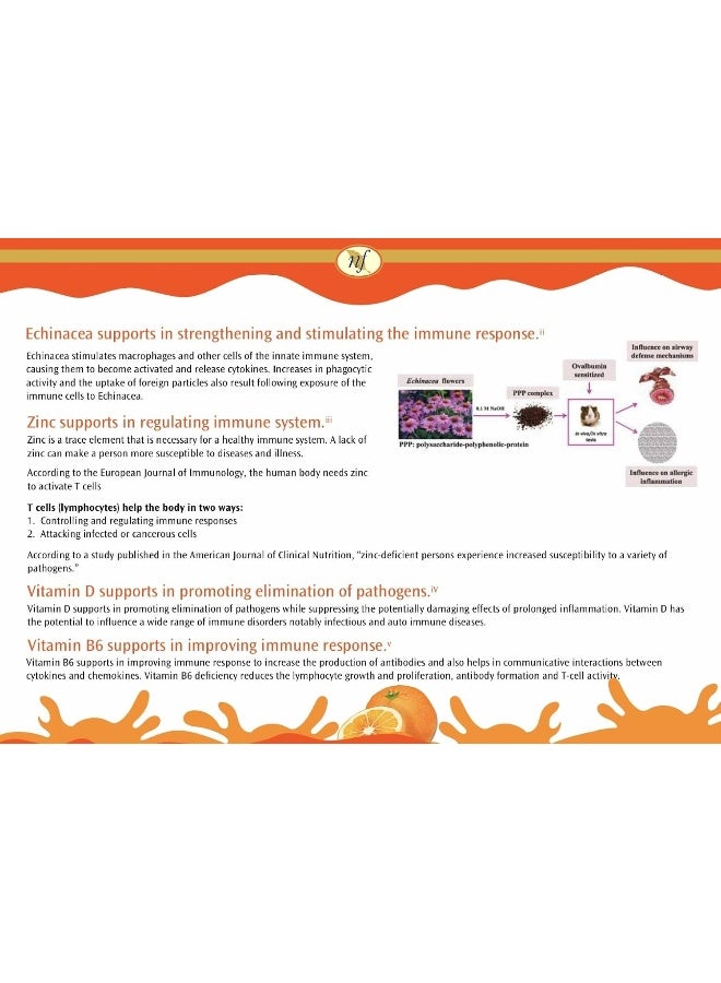 NATURAL FERVOR Vital Shield Immune Support (Orange) - Image 4