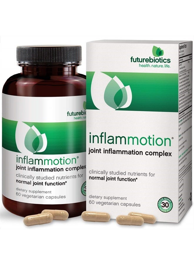 Futurebiotics - InflamMotion, Joint Inflammation Complex, 60 Vegetarian Capsules - Image 1