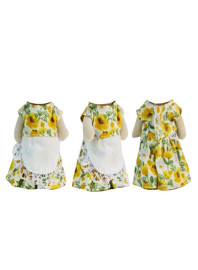 E-TING Family Set Sweet Mother-Daughter and Cool Father-Son Family Dress Up Set for 3-Inch and 2.25-inch Figure Town Series - Image 3