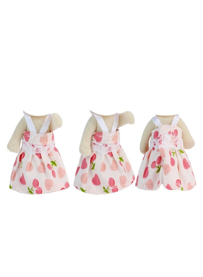 E-TING Family Set Sweet Mother-Daughter and Cool Father-Son Family Dress Up Set for 3-Inch and 2.25-inch Figure Town Series - Image 5