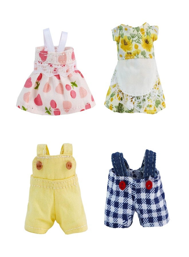 E-TING Family Set Sweet Mother-Daughter and Cool Father-Son Family Dress Up Set for 3-Inch and 2.25-inch Figure Town Series - Image 1