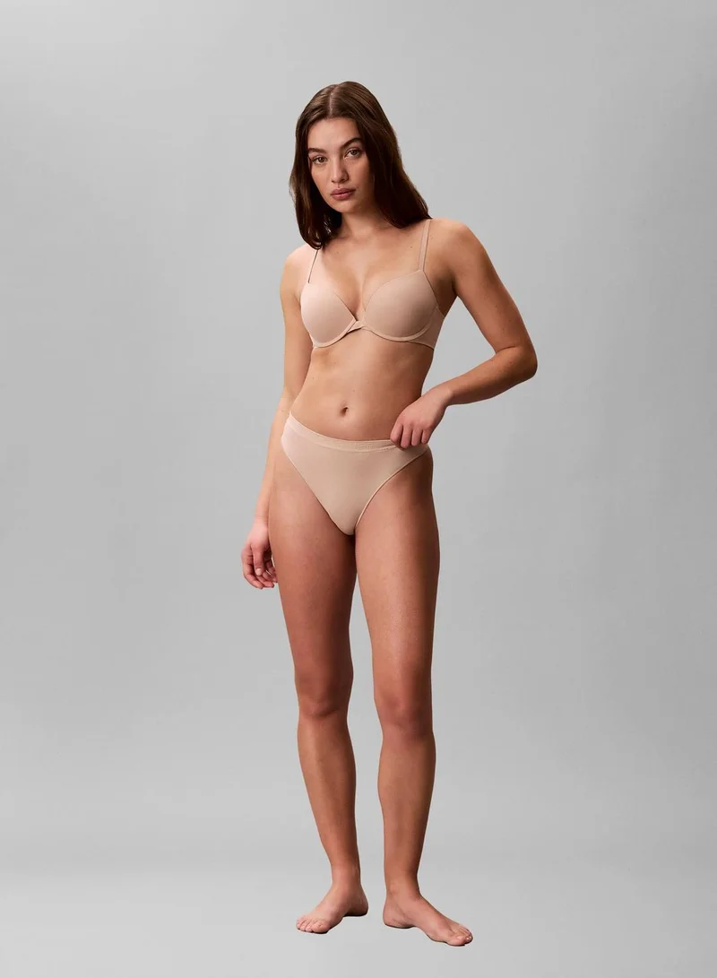 CALVIN KLEIN SHORELINE/ CEDAR/ SPARROW 3 Pack Thongs - Bonded Flex Seamless for Women | Best Price UAE