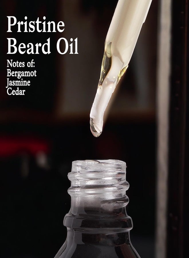 Beard Gains Beard Oil for Men - Organic Beard Growth Oil, Moisturizer & Conditioner, Softens & Strengthens Facial Hair, Reduces Itch, Promotes Healthy Beard (1oz, Pristine) - Image 2