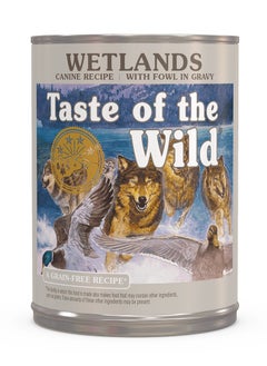 Taste of the Wild Wetlands Canine Formula With Fowl in Gravy Dog Canned Food 390g  - Image 1