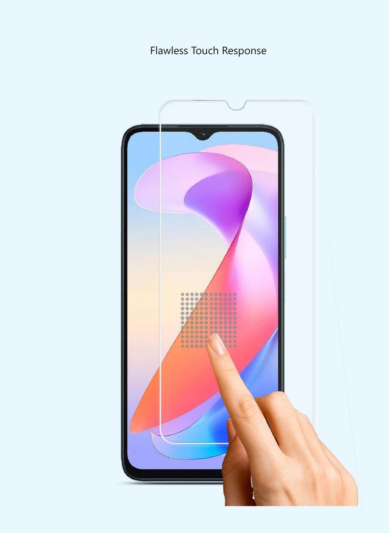 Techie HD Tempered Glass Screen Protector for Honor X5 Plus - Anti Reflection Anti Bubbles 9H Hardness 0.33 mm Rounded Edges Easy Installation  - Image 3