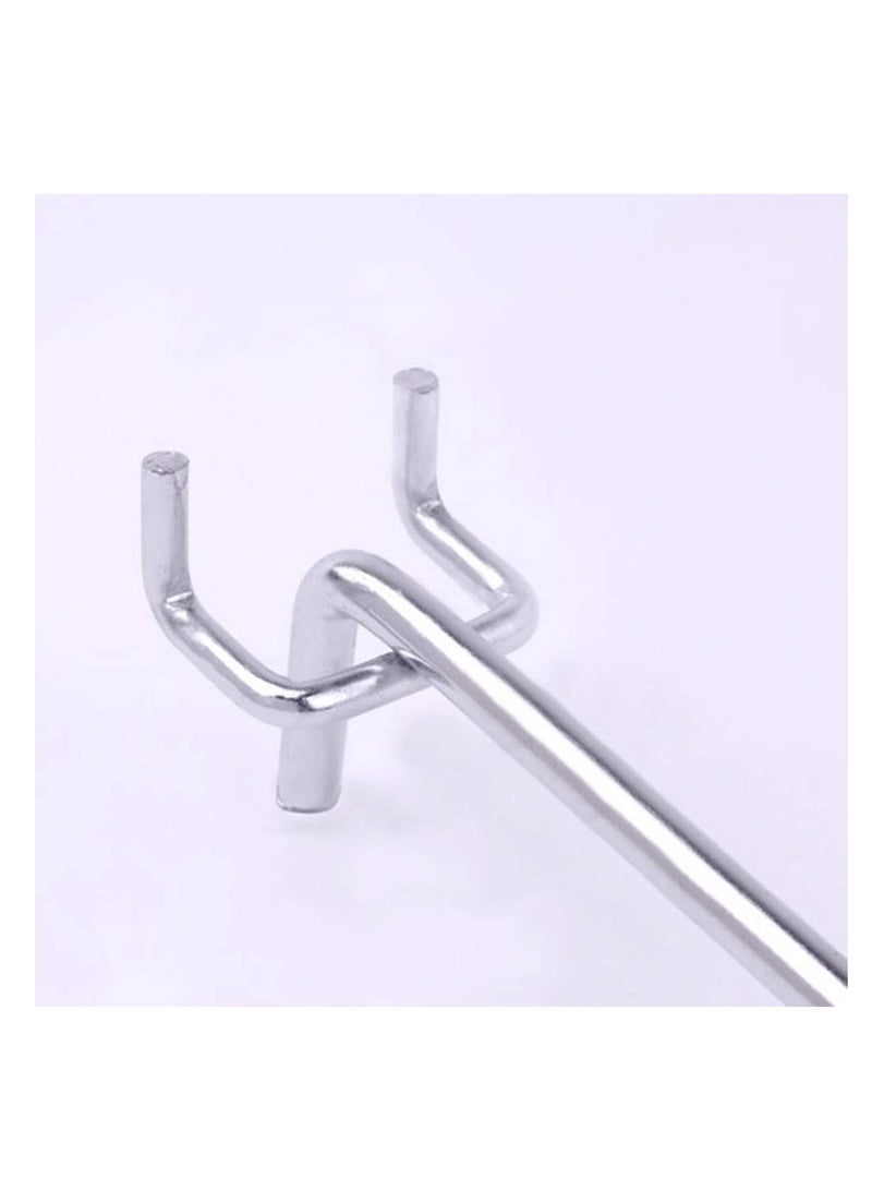 Metal Hangers 40Pcs Pegboard Hooks and Organizer Assortment Heavy Duty Metal Peg Board Shelving Hooks 20cm Stainless Steel S Hooks