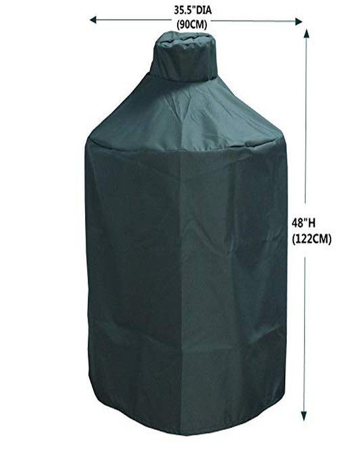 Mini Lustrous Cover for Extra Large Big Green Egg Gill, Heavy Duty Kamado Ceramic Grill Cover, Premium Outdoor Grill Cover with Durable and Waterproof Fabric, 35.5" Dia X 48" H(X-Large) - Image 2