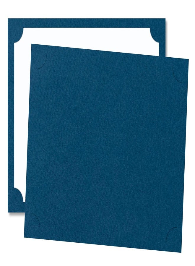 بيبر دايركت حافظات شهادات PaperDirect، غلاف أزرق بوزن 80 رطلاً، مقاس 9.5 × 12 بوصة، عبوة من 20 حافظة، غلاف شهادة للمدرسة، العمل، الدبلومات، التخرج والجوائز، حامل شهادة - Image 1