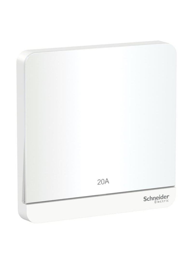 Schneider Electric Avataron 1 Gang Switch W Led Indicator 8 6 X 8 6 X 3 42 Cm 250 Vac 20 A 