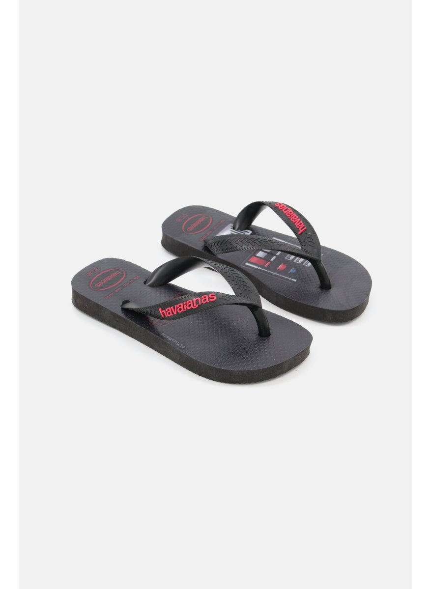 havaianas Kids Boy Star Wars Flip Flop, Black  - Image 1