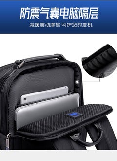 ARCTIC HUNTER B00492 Waterproof Anti Theft High Quality Mens's Backpack And Women's Backpack With Laptop Compartment For 15-17inch And USB Charging, BLACK  - Image 4