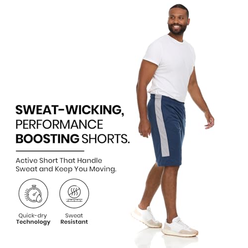 Essential Elements Athletic Shorts for Men - Men's Basketball Shorts - Sports Shorts for Workout, Gym, Running (5 Pack/Set D, Small) - Image 4