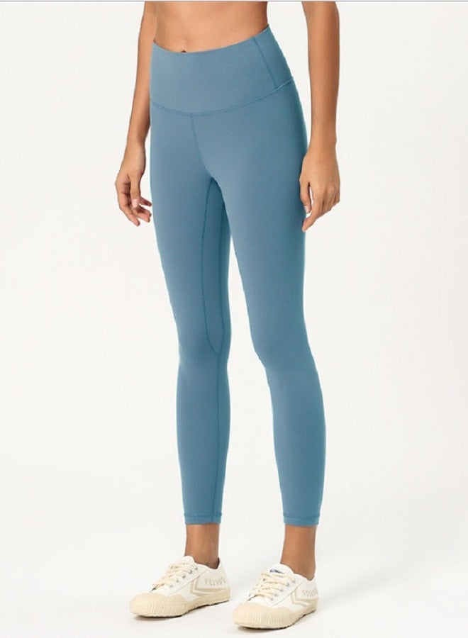 Loquat Yoga Tight Fitting Stretch Soft Pants Blue  - Image 1