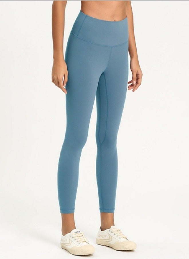 Loquat Yoga Tight Fitting Stretch Soft Pants Blue  - Image 2