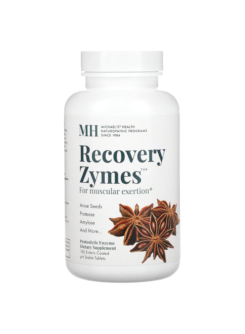 Recovery Zymes, 180 Enteric-Coated pH Stable Tablets