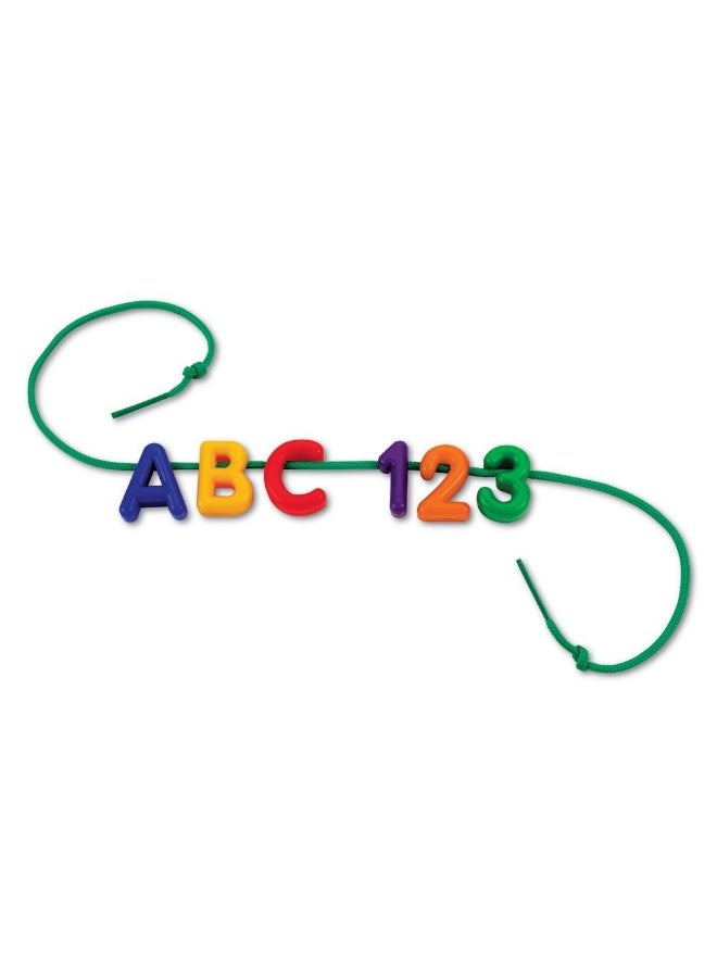 Learning Resources حروف الأبجدية الكبيرة مع أربطة (مجموعة من 26 قطعة، بلاستيك متعدد الألوان، للأعمار 3 سنوات فما فوق) - Image 2