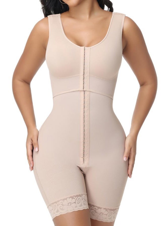 SHAPSHE Fajas Colombianas Moldeadoras Body Shaper Postparto Para Mujer Post Surgery Stage Shapewear Compression Garment, Tan, M - Image 1