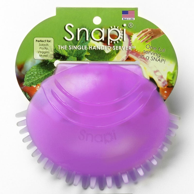 Snapi  The Single Handed Salad Server  Grape