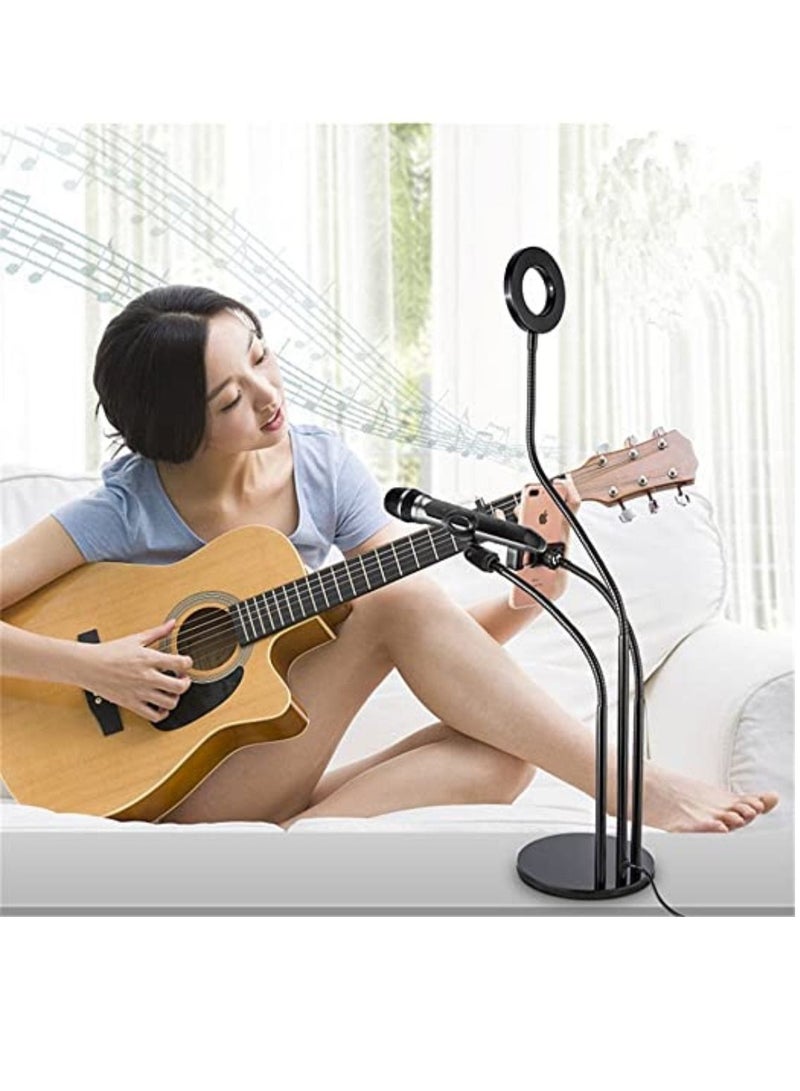 مصباح لصور السيلفي على شكل حلقة على الهاتف للمكياج والبث المباشر لتصوير فيديو تيكتوك على اليوتيوب - Image 5