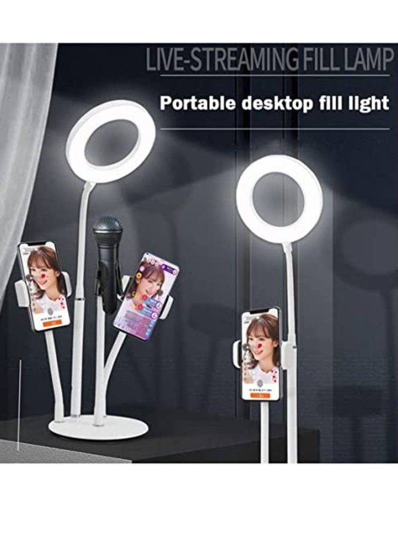 مصباح لصور السيلفي على شكل حلقة على الهاتف للمكياج والبث المباشر لتصوير فيديو تيكتوك على اليوتيوب - Image 2