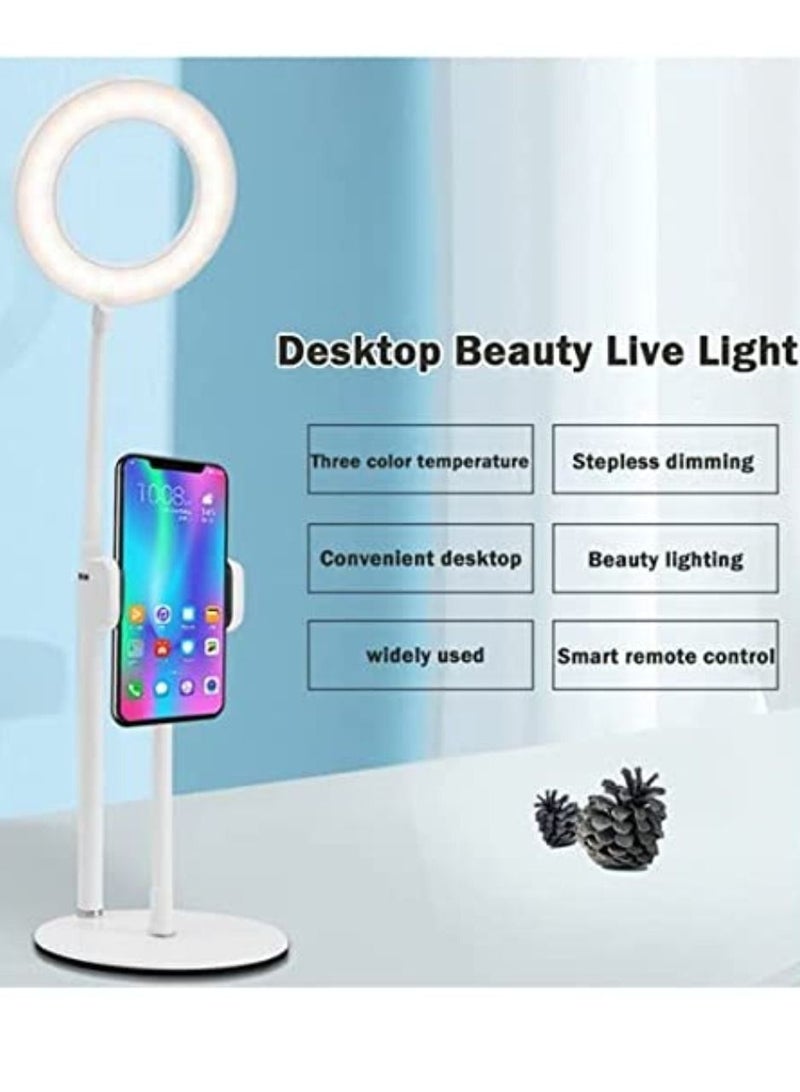 مصباح لصور السيلفي على شكل حلقة على الهاتف للمكياج والبث المباشر لتصوير فيديو تيكتوك على اليوتيوب - Image 3