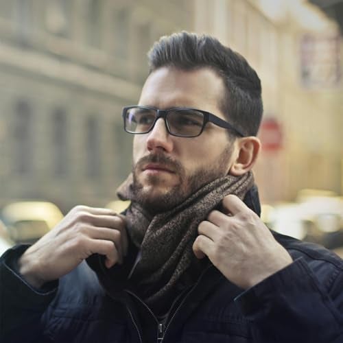 Ryegis Progressive Reading Glasses,Oversized Large Square Men Readers,Lightweight Cheaters Glasses W/Comfortable Spring Hinges 2.5 - Image 2