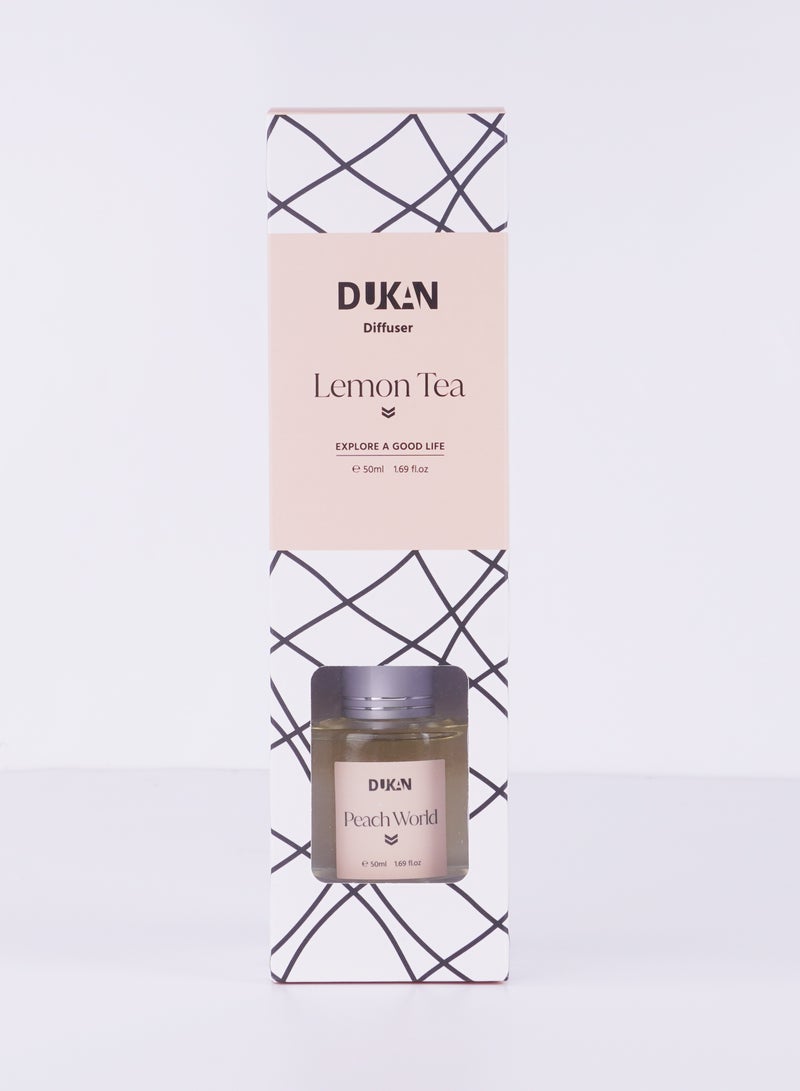 Dukan Reed Diffuser Peach World 50ml  - Image 1