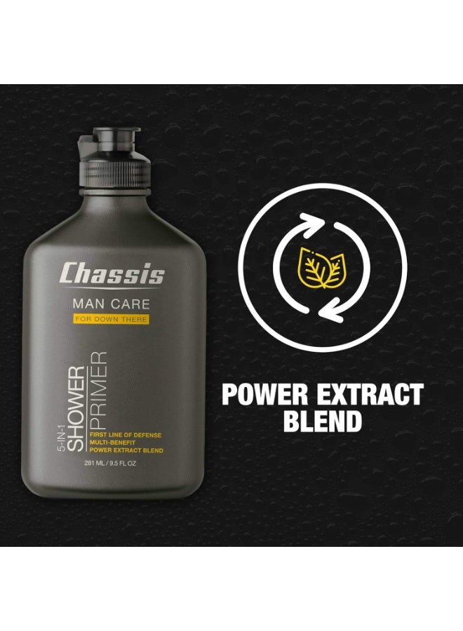 chassis Chassis 5-in-1 Shower Primer, Men’s Anti-Chafing Gel and Deep-Cleansing Bodywash 281 ml - Image 3