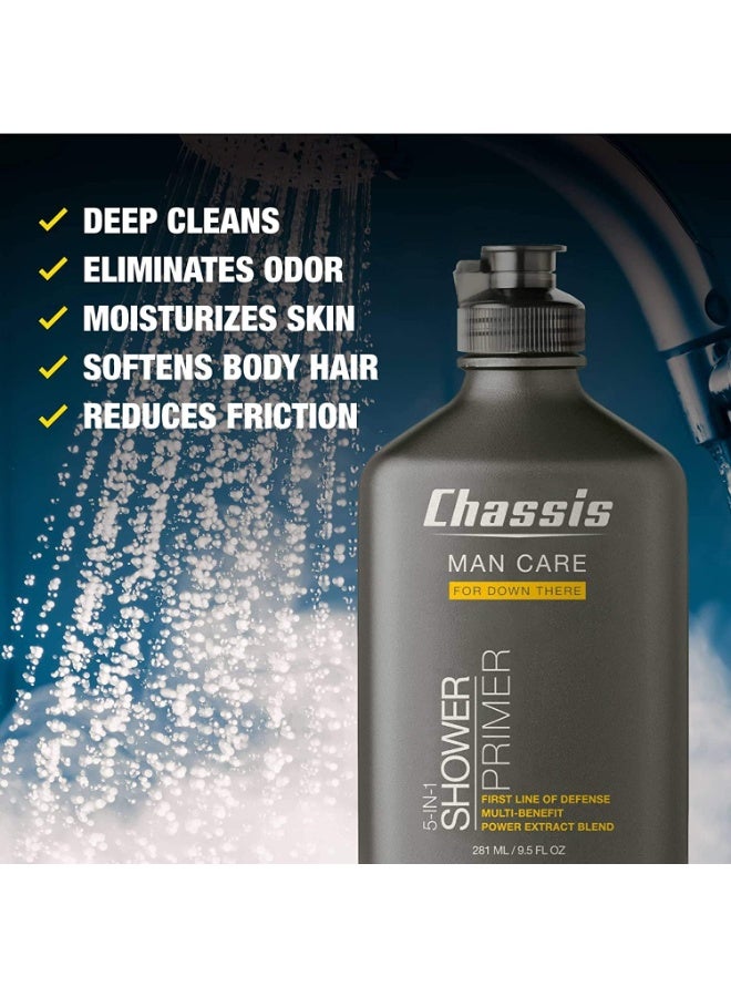 chassis Chassis 5-in-1 Shower Primer, Men’s Anti-Chafing Gel and Deep-Cleansing Bodywash 281 ml - Image 2